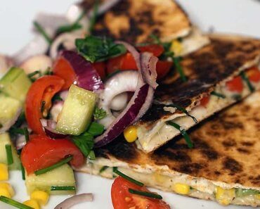 Vegan Enchilada Quesadillas vegan enchilada quesadilla 370x297 - Vegan Enchilada Quesadillas